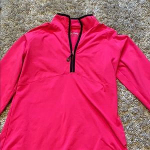 Half zip workout sweater